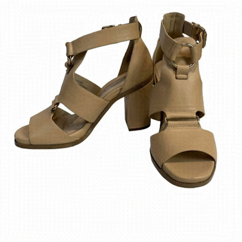 𝅺topshop Chunky Heel Tan Shoe